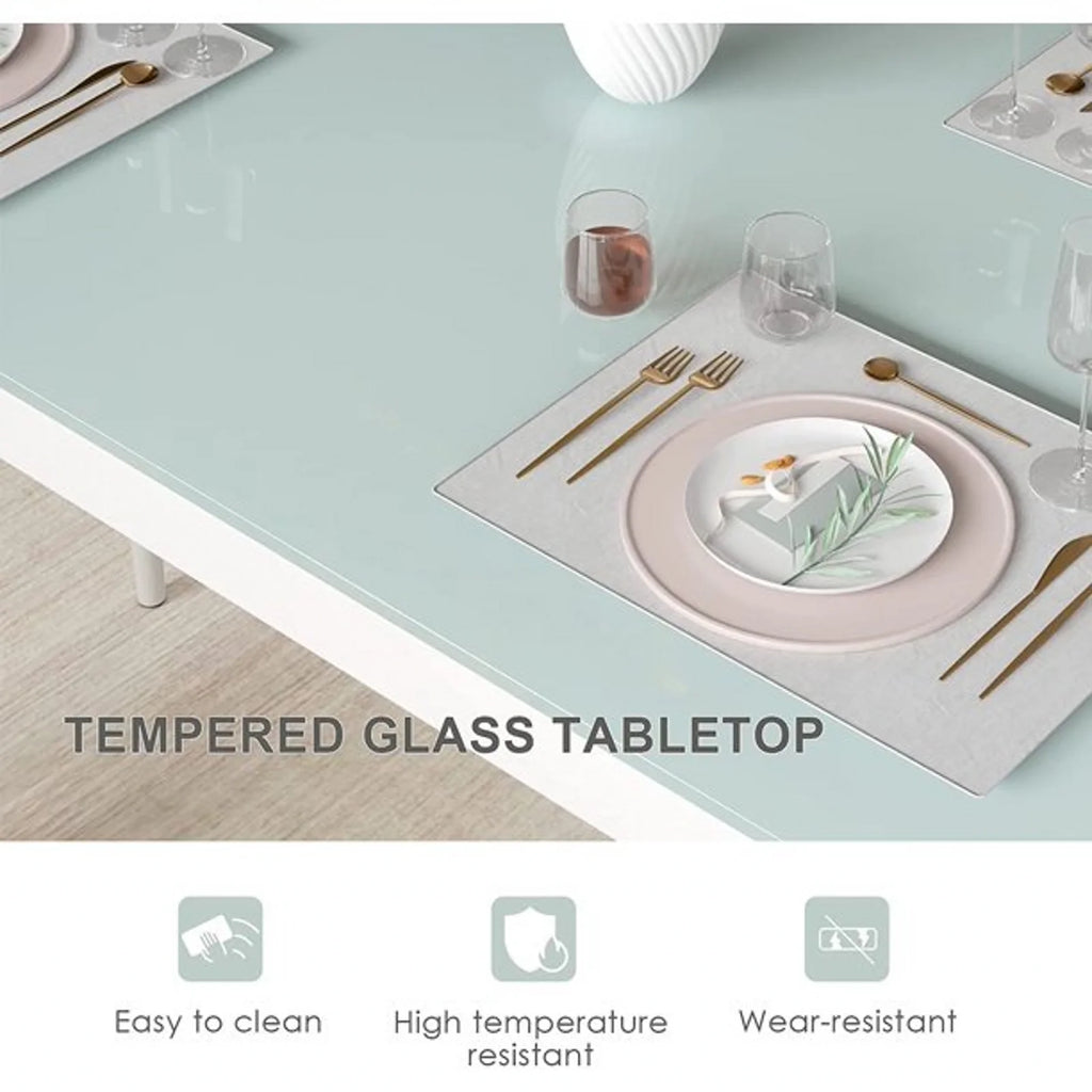 7 Piece Rectangle Dining Table Set U885833
