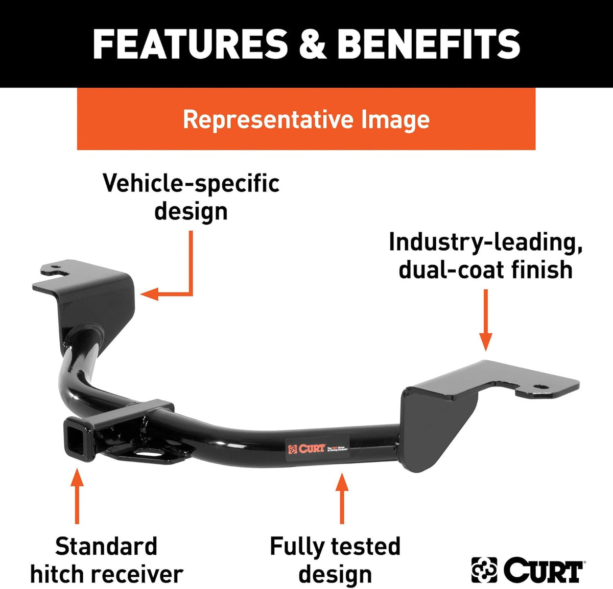 Class 1 Trailer Hitch with 1-1/4-Inch Receiver W612