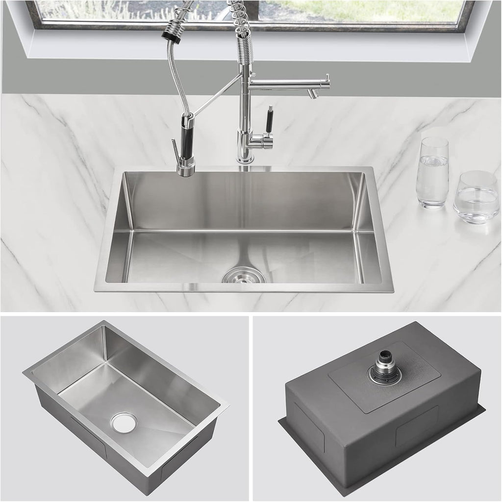 30 x 18 inch Undermount Stainless Steel Kitchen Sink Z895040