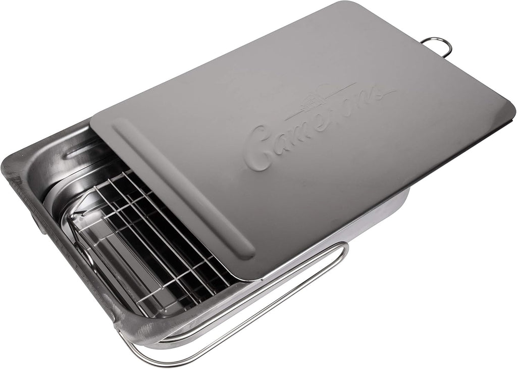 11 x 15 x 3.5 Stainless Steel Smoker S8645