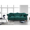 Green Velvet Sofa T7807