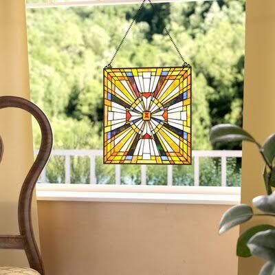 Stained Glass Window Panel W11554