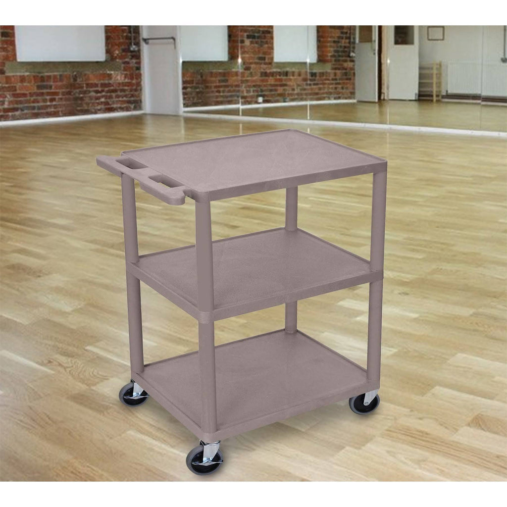 Grey 3-Shelf Utility Cart E5300