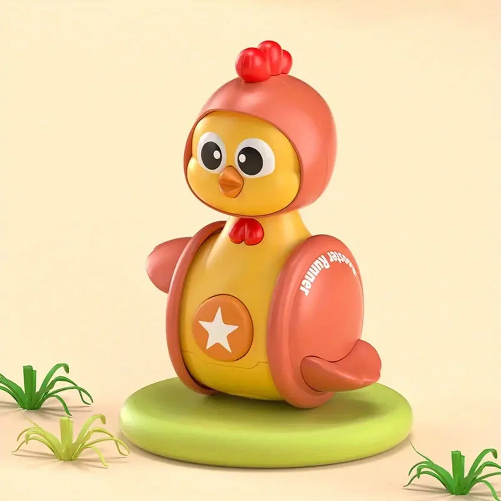 3Pcs Musical Cartoon Tumbler Baby Toys N415