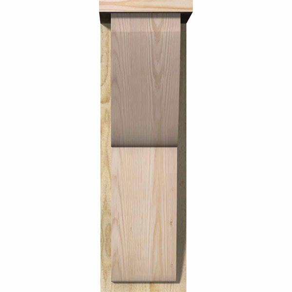 Crestline Rough Sawn Corbel w/Backplate, Douglas Fir M55513