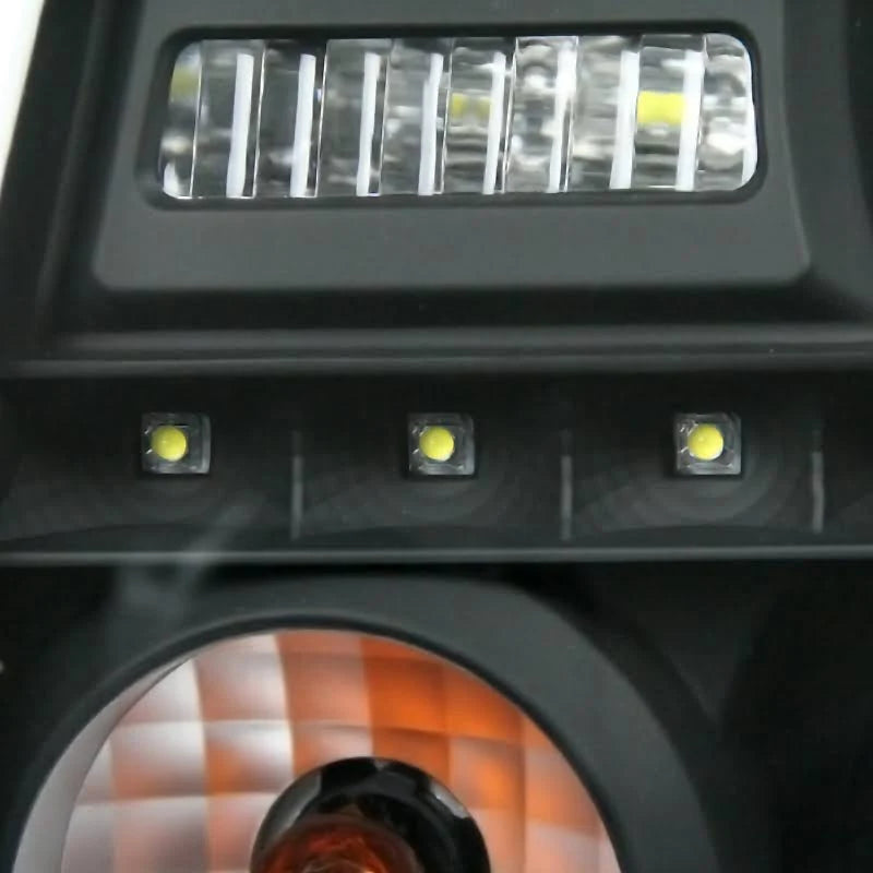 Black Halo Projector Headlights G7188