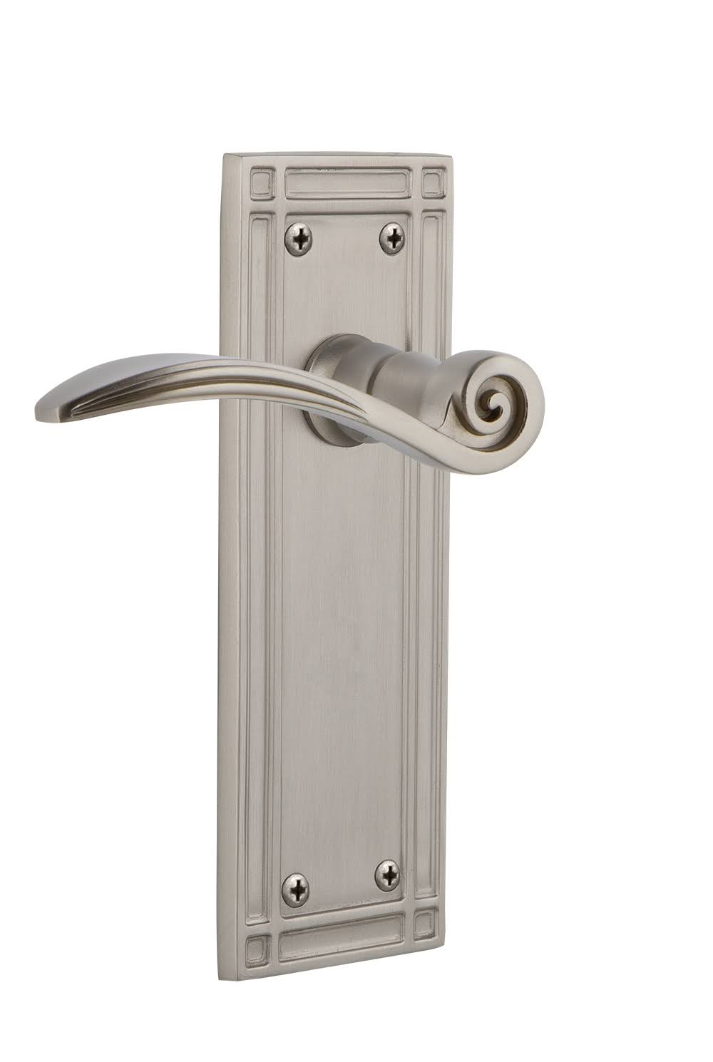 Satin Nickel Single Dummy Swan Lever B569233