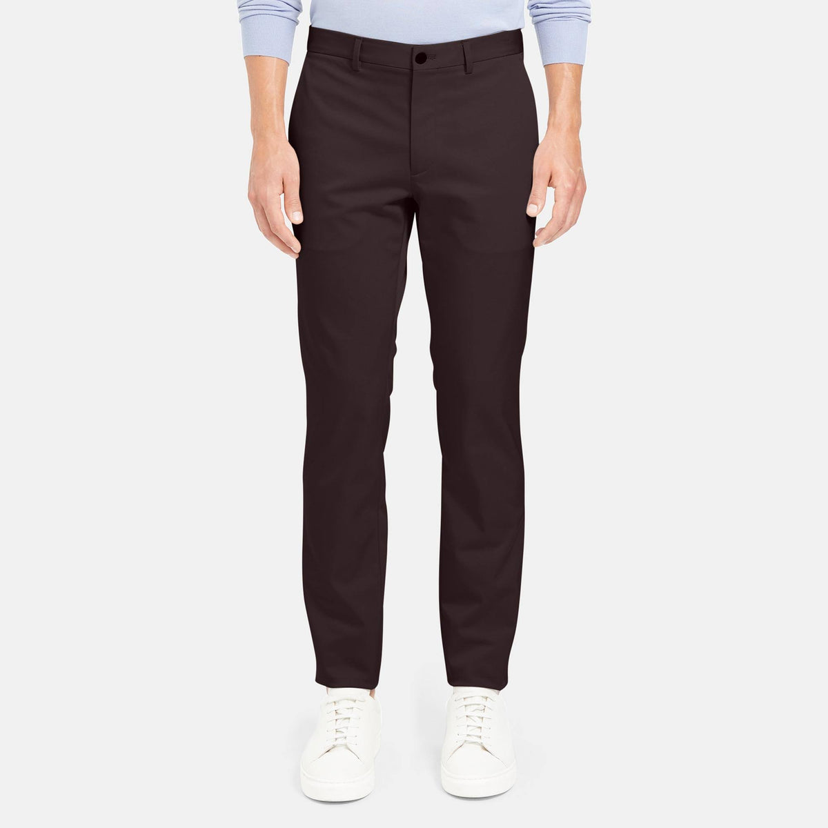 Brown Technical Twill Pants U57138