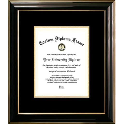 Black 8 x 10 in. Certificate Frame Q847