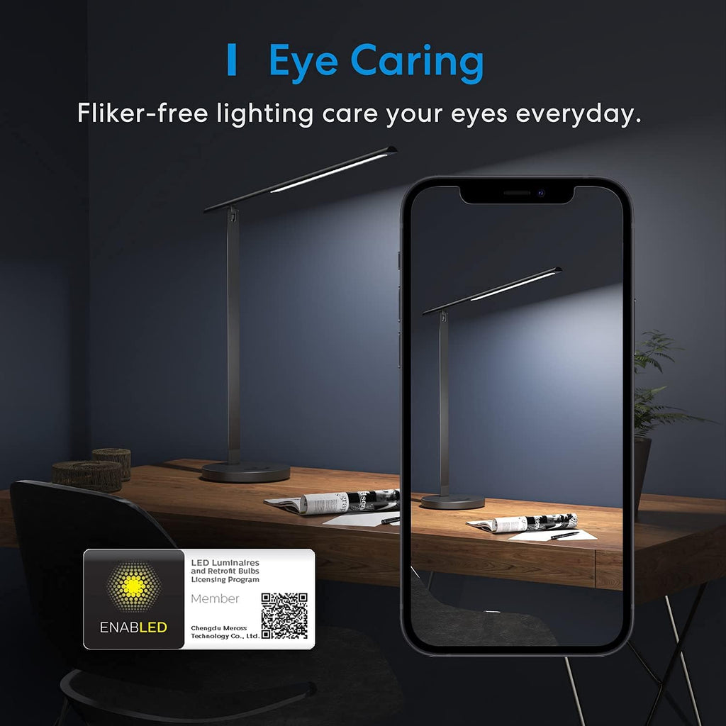 Smart LED Desk Lamp with Tunable White and Remote Control Y863