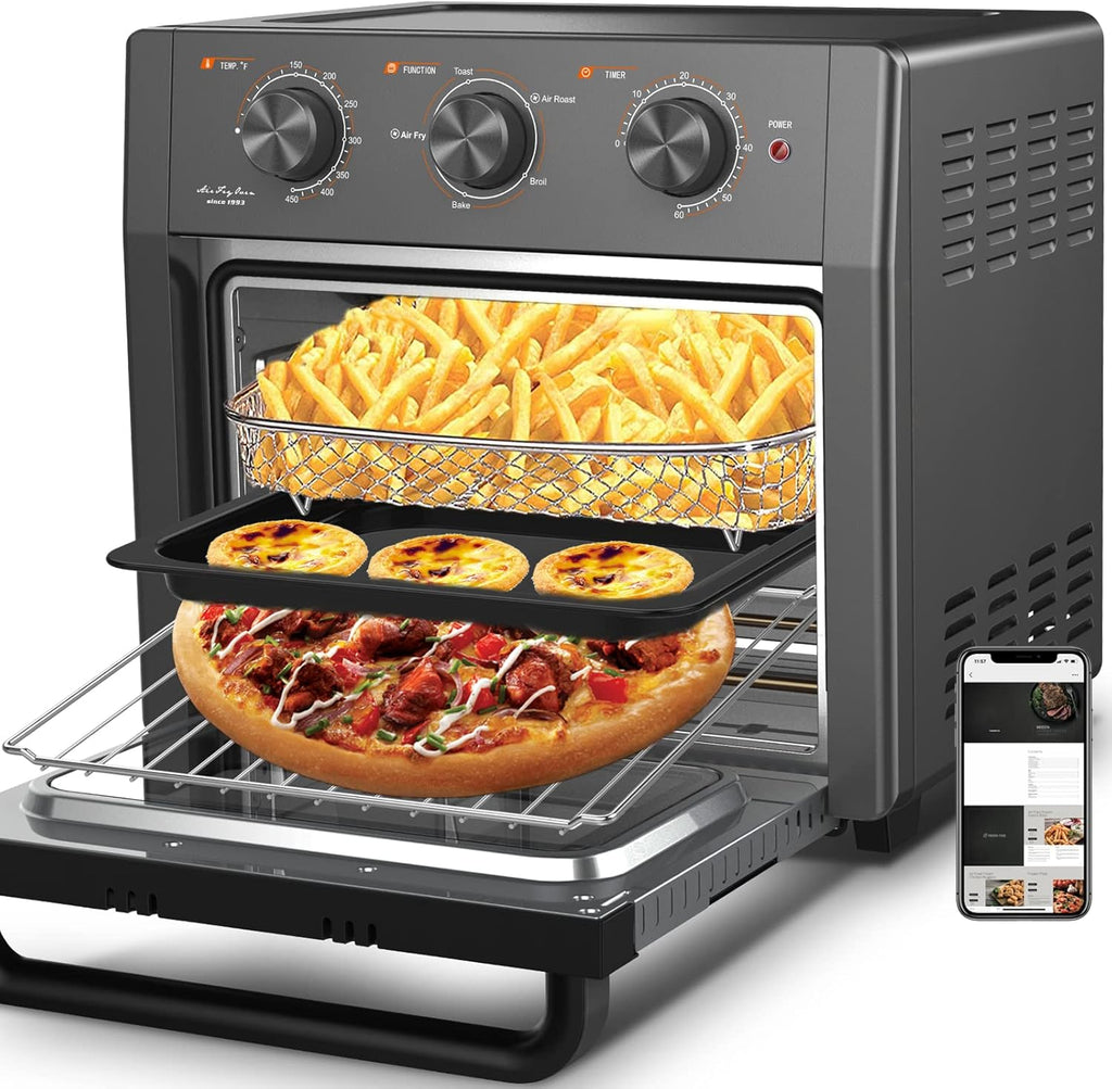 Silver 24 Quart 7-In-1 Convection Air Fryer Toaster Oven J174499