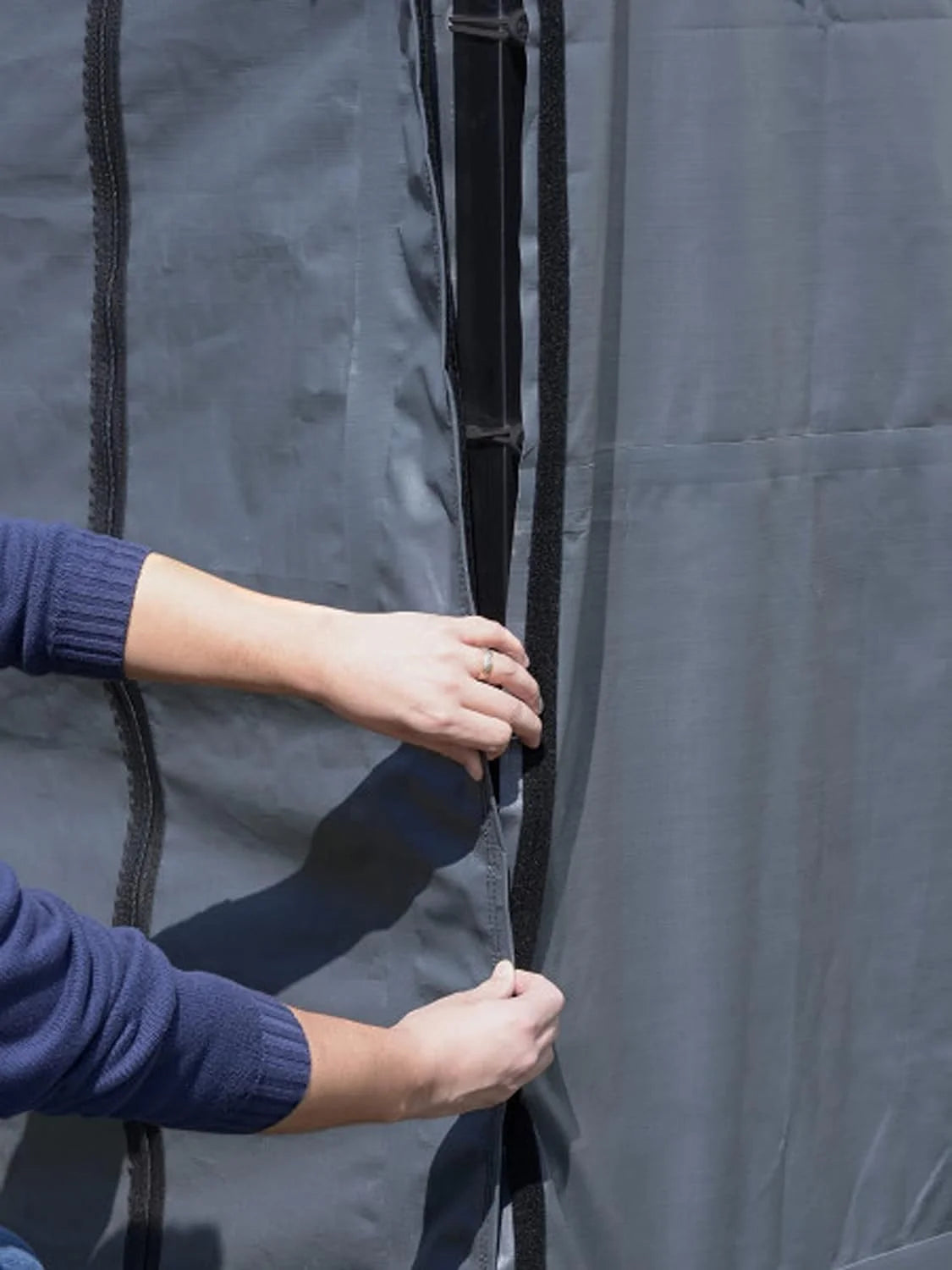 20 x 20 ft. Fabric Carport Enclosure Kit Y16196