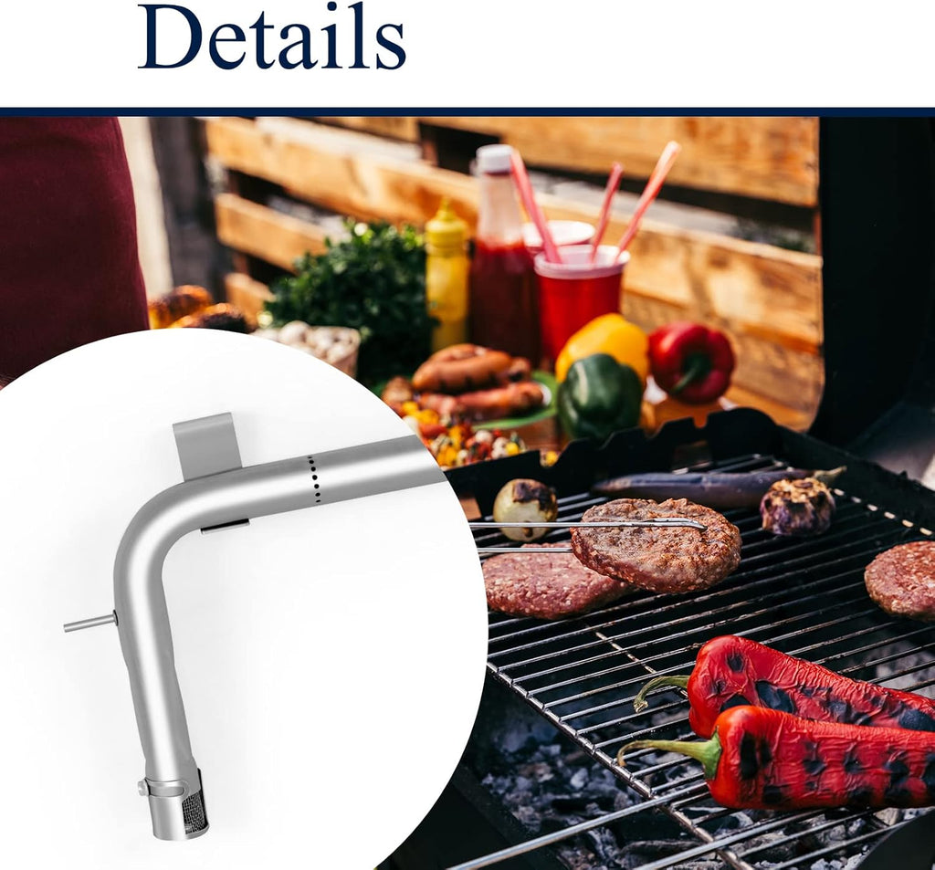 2pcs Stainless Steel BBQ Grill Burner Tube Replacement Parts Pack of 2 K3091