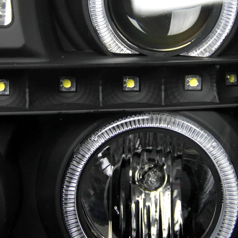Black Halo Projector Headlights G7188