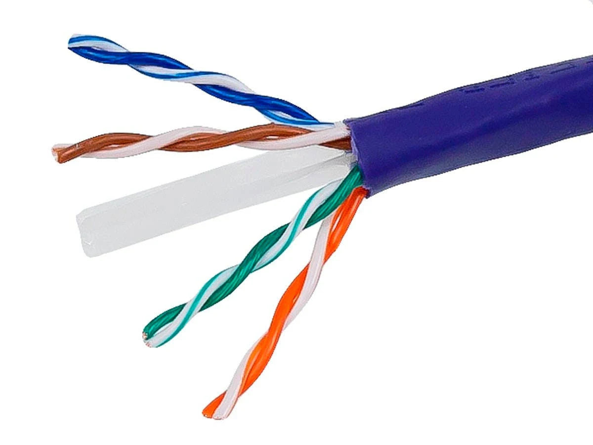 Cat. 6 UTP Network Cable, 1000ft, Purple C683298