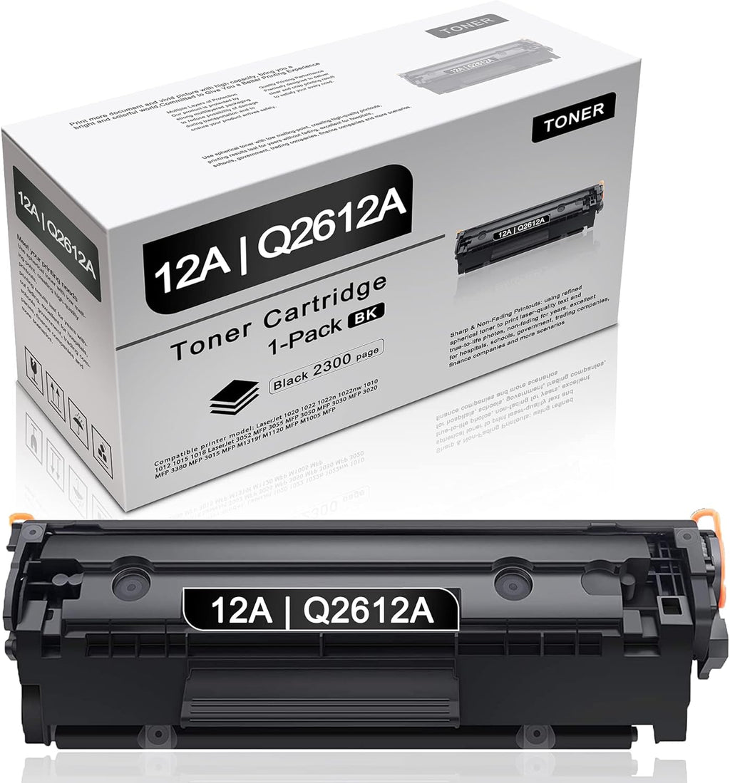 1 Pack 12A Q2612A Toner Cartridge R481