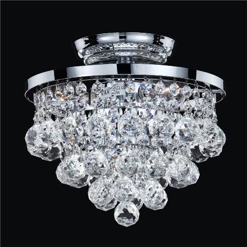 Traditional Empire Crystal Flush Mount A388800