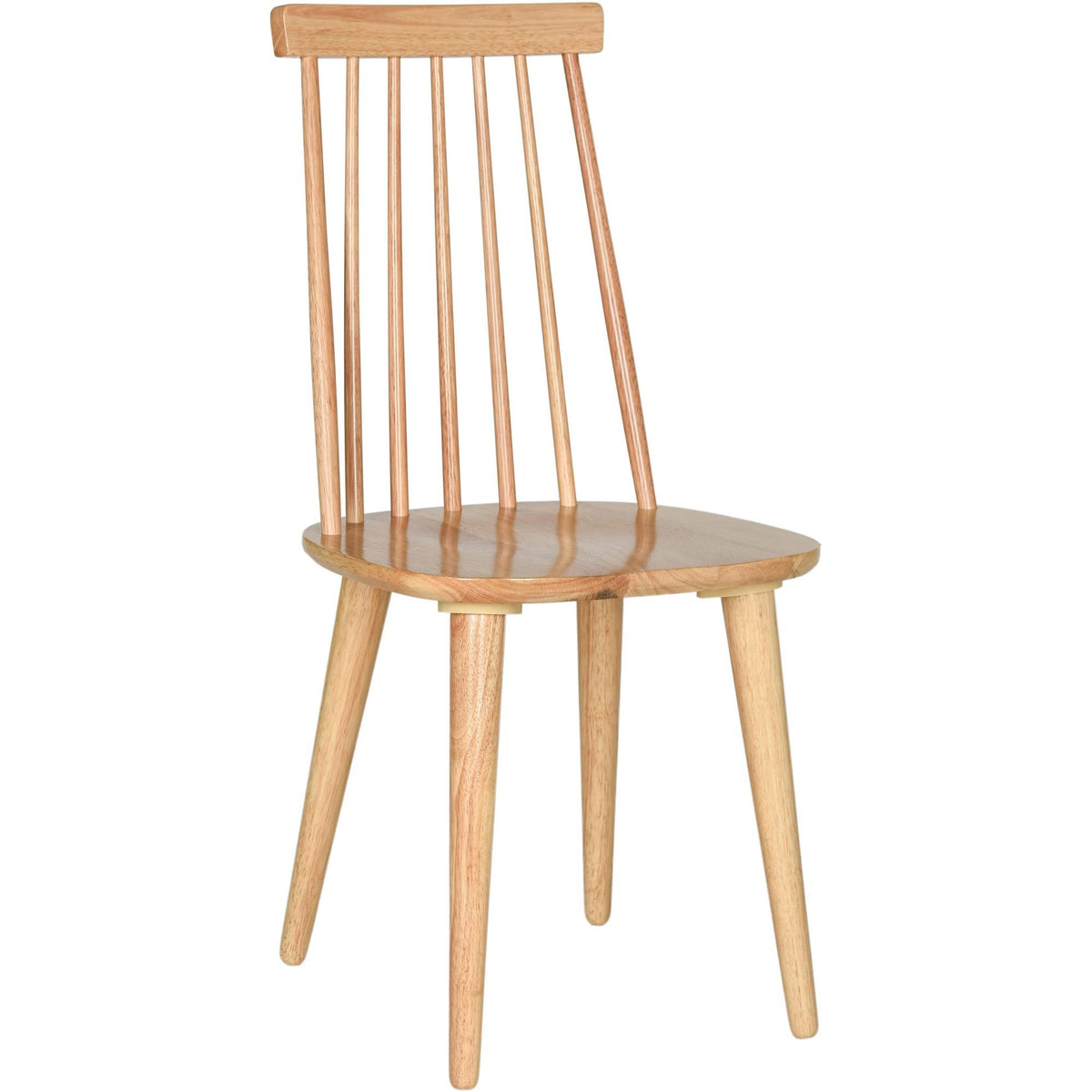 Natural Spindle Side Chair, Set of 2 Q895432