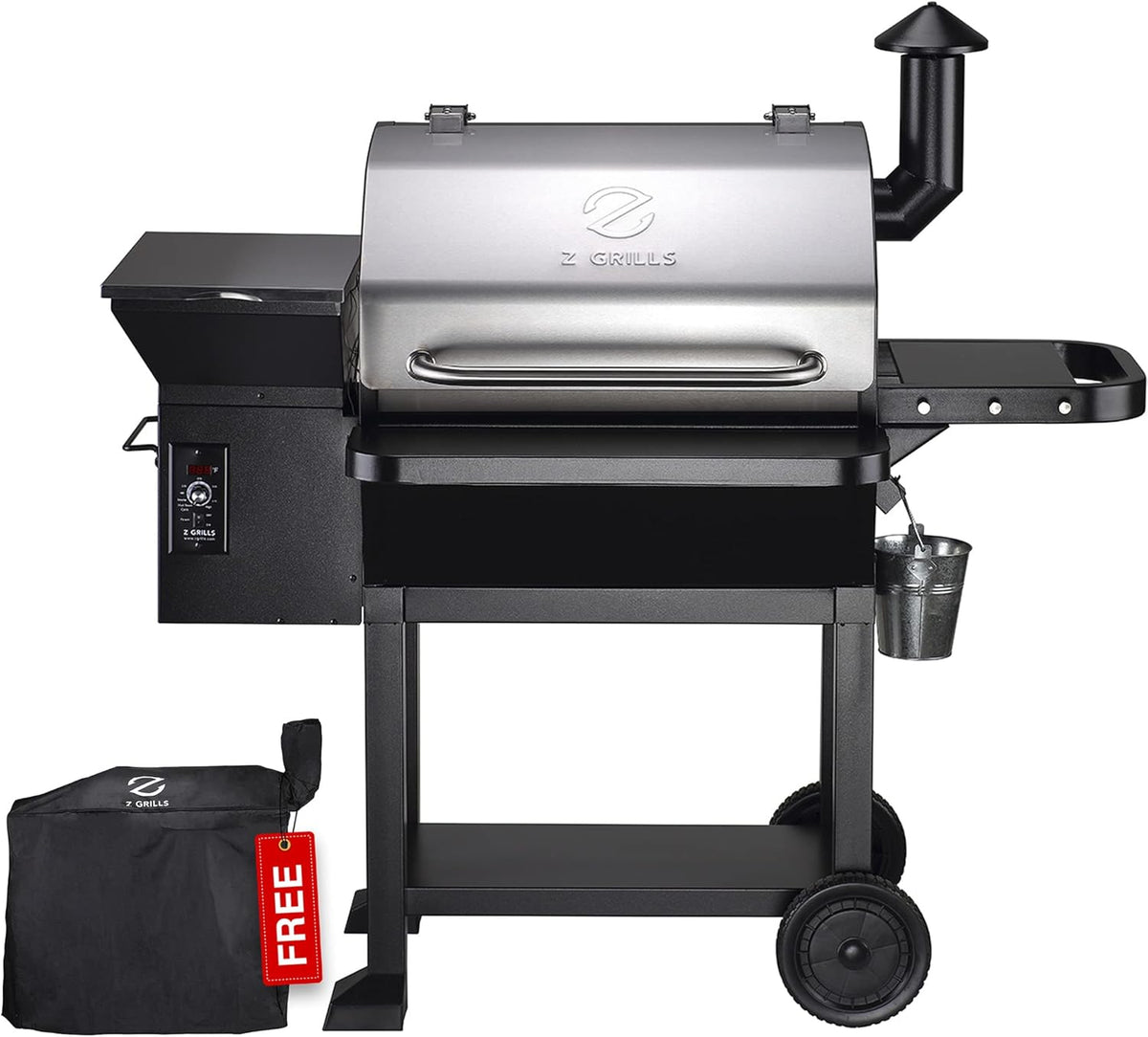 Portable Wood Pellet Grill & Electric Smoker D58682