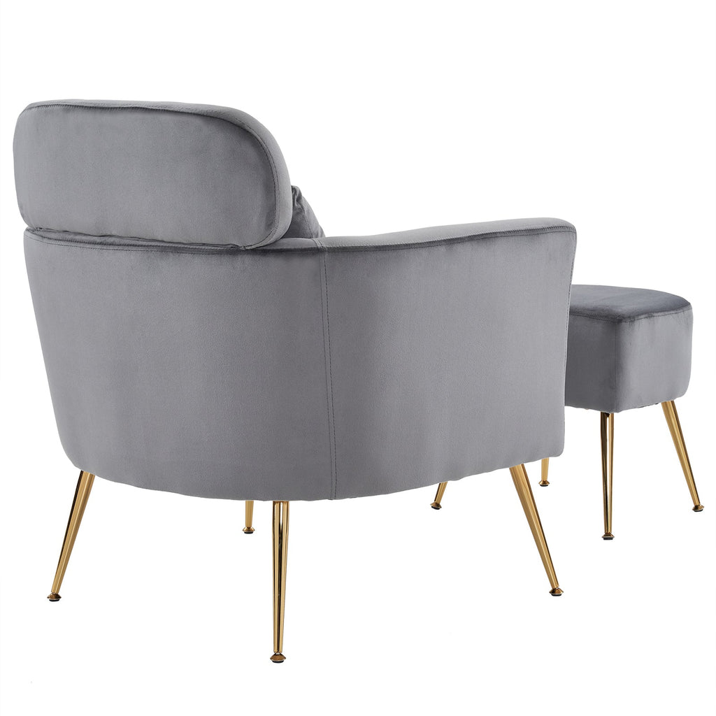 Dark Gray Flannelette Single Chair W250