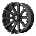 Satin Black 22x10 6x5.5 12mm Wheel T3870