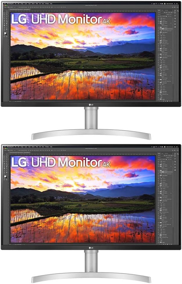 32 inch UHD 3840x2160 IPS Monitor with HDR10 FreeSync 2 Pack B866835