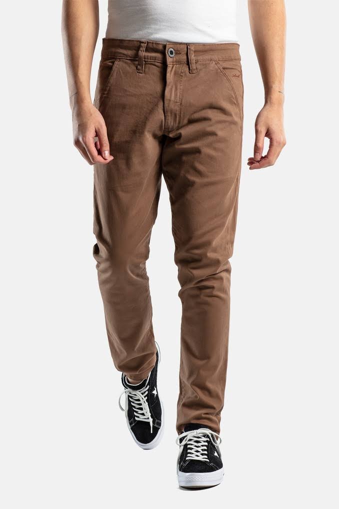 Brown Flex Tapered Chino P157