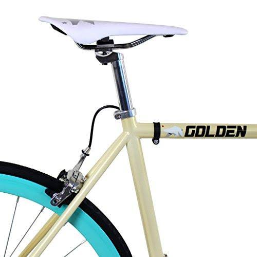 White Single Speed Fixie Bike W4114