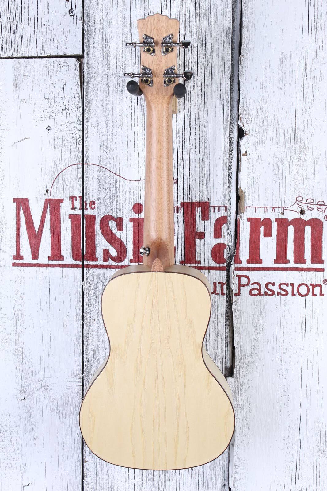 Olive Ash Burl Crescent Ukulele S316445