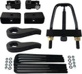 Adjustable 1 - 3 Front Lift Forged Steel Torsion Keys & 2 Rear Lift Kit + Shock Extenders + Install Tool 4WD 8-Lug Y50374