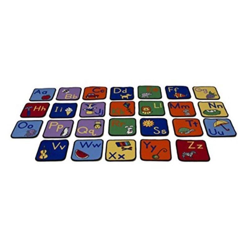 Alphabet Seating Squares with Images (Set of 26) R174