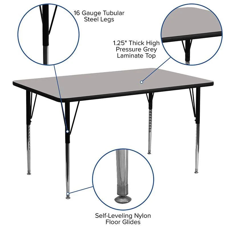Yellow Rectangular Activity Table I875068