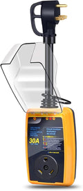 30 Amp RV Surge Protector with Waterproof Cover F8482