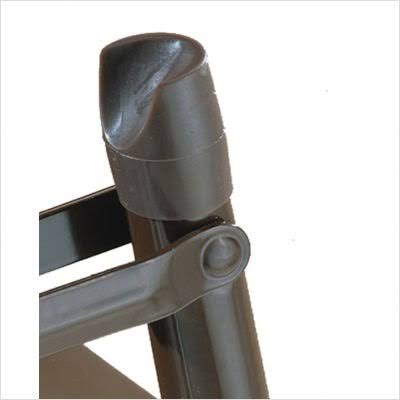Steel Frame Upholstered Folding Chair with Triple Brace N424