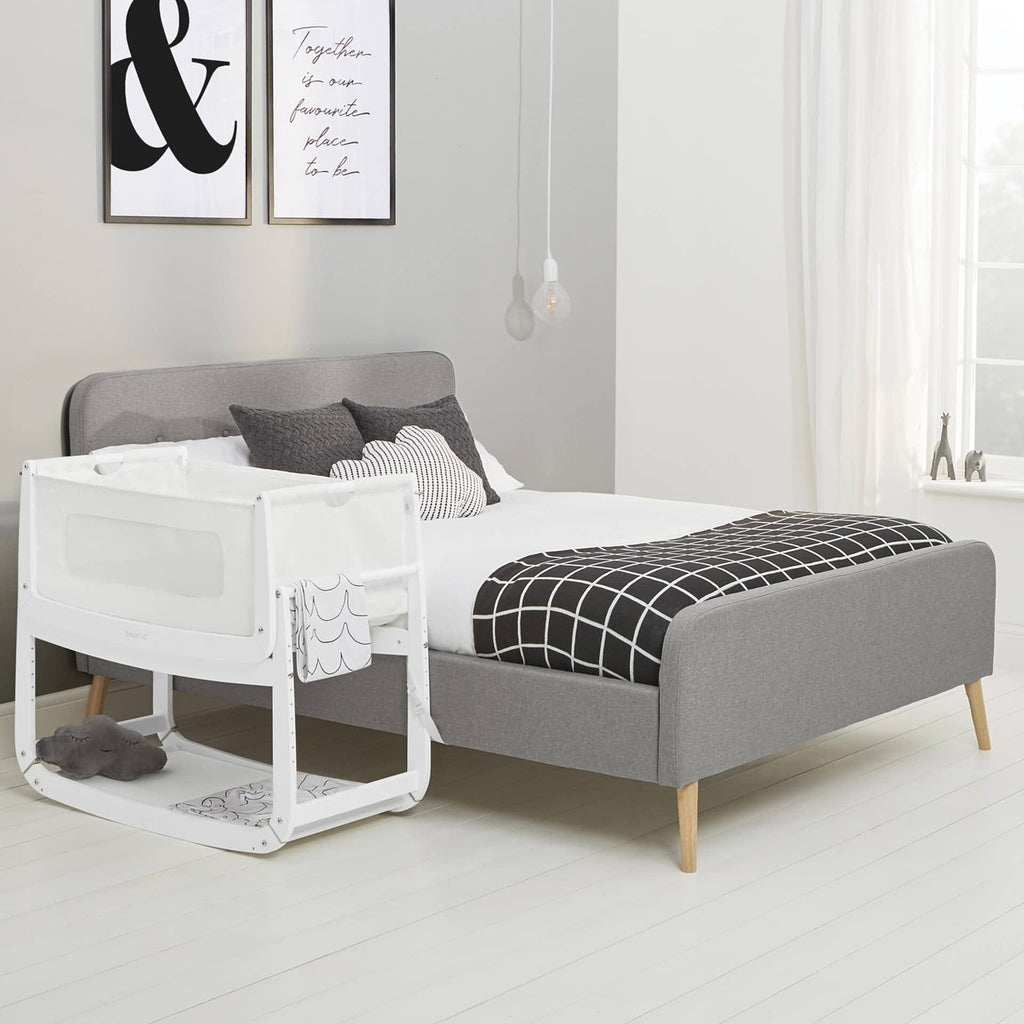 White Bedside Crib Q96918