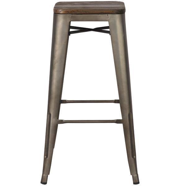 Black Bar Stool Set of 4 L687010