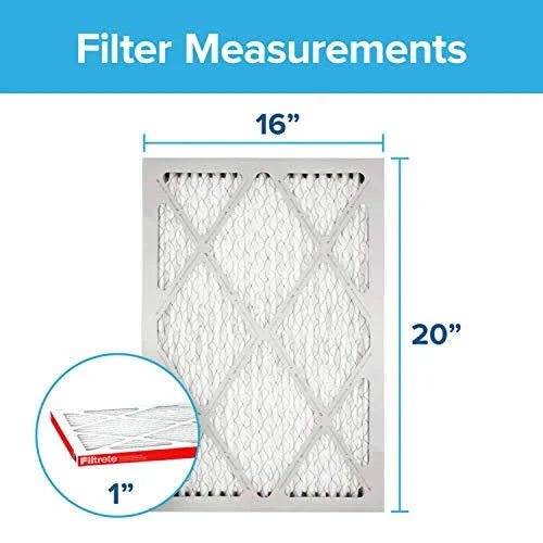 16x20x1 MPR 1000D Micro Allergen Plus DUST Air Filter, 6-Pack Y772