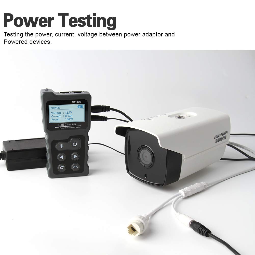 RJ45 Ethernet Tester with POE M5103