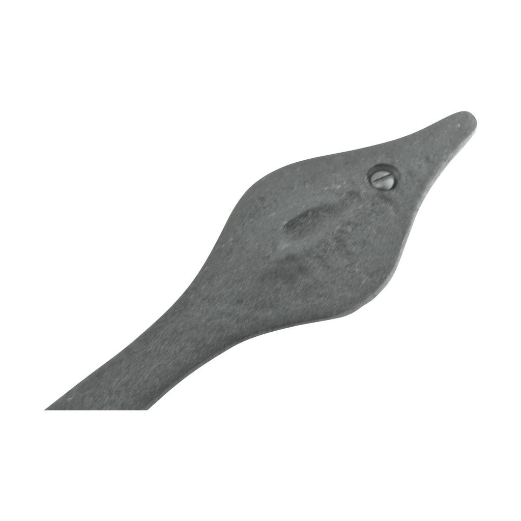 8 Strap Hinges Wrought Iron Spear Tip 11-3/4x22 Q140