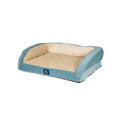 Blue Quilted Couch Pet Bed L13341