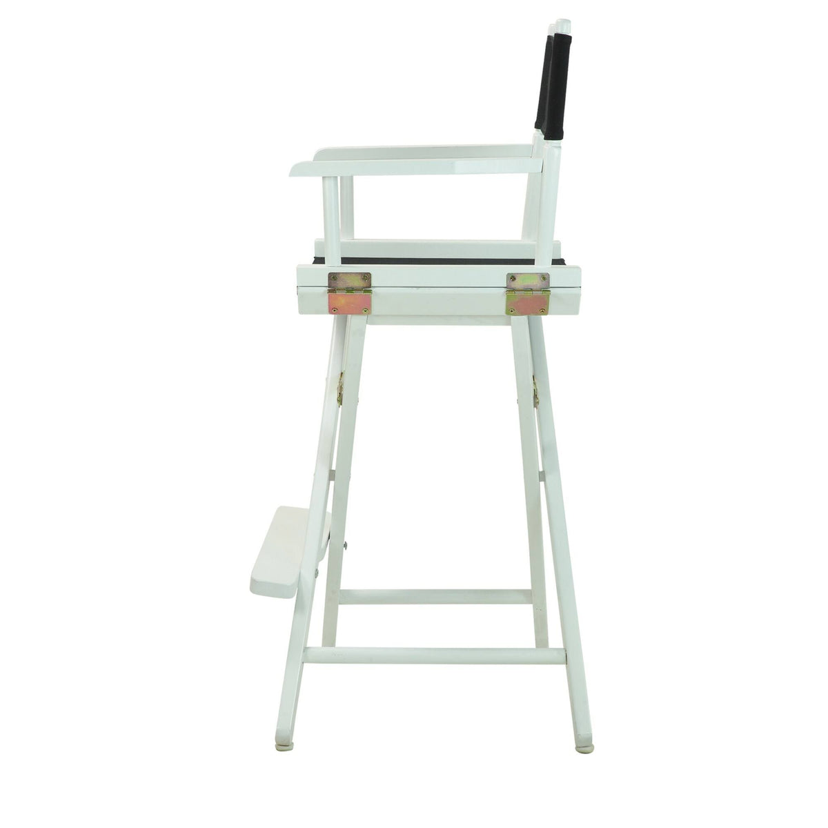 White Frame Gray Canvas Director's Chair G8038