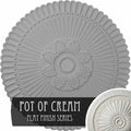 30x22OD x 1 1/4x22P Hand-Painted Ceiling Medallion K931929