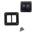 Rocker Switch Panel Housing Holder with Screws (6way) Pack of 2 E2885