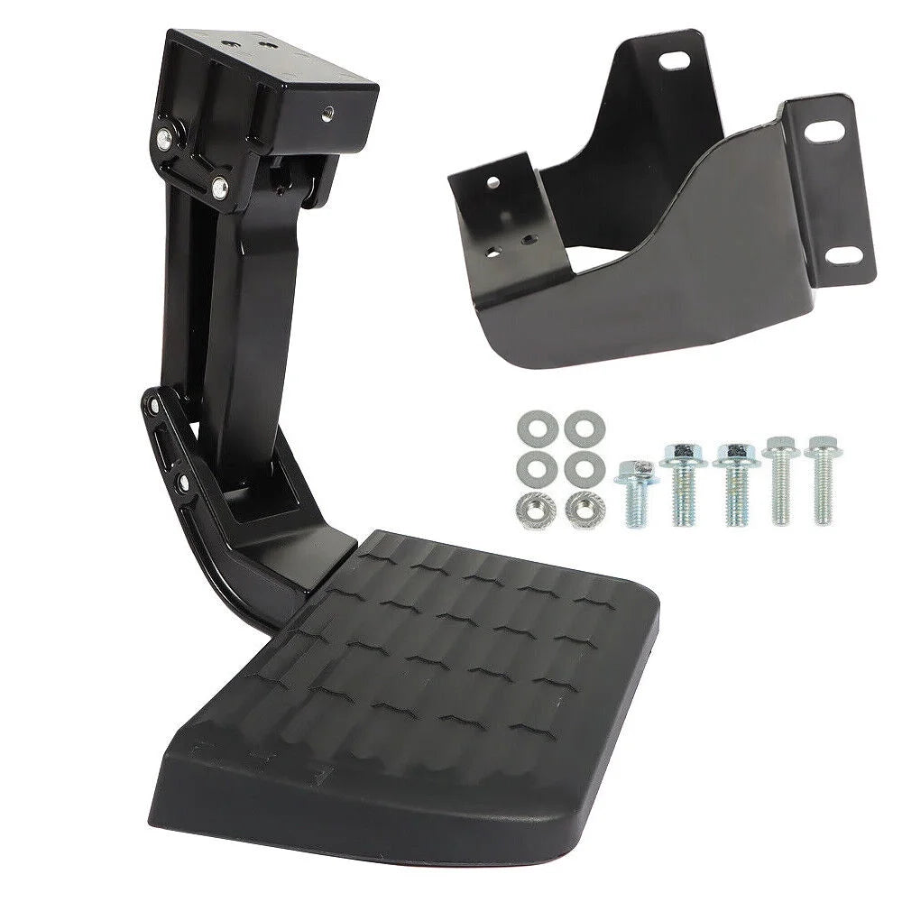 Left Side Rear Truck Aluminium Bed Side Steps For 2015-2019 Ford F-150 V326
