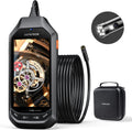 Dual-Lens 1080P HD Inspection Camera with Light, 7.9mm Industrial Borescope IP67 Waterproof, 16.5ft Semi-Rigid Cable H50438