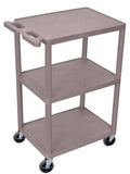 Grey 3-Shelf Utility Cart E5300