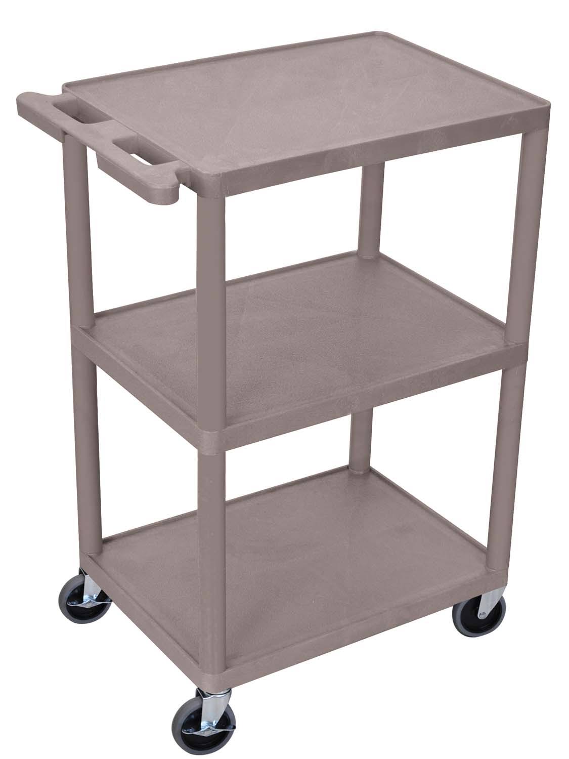 Grey 3-Shelf Utility Cart E5300