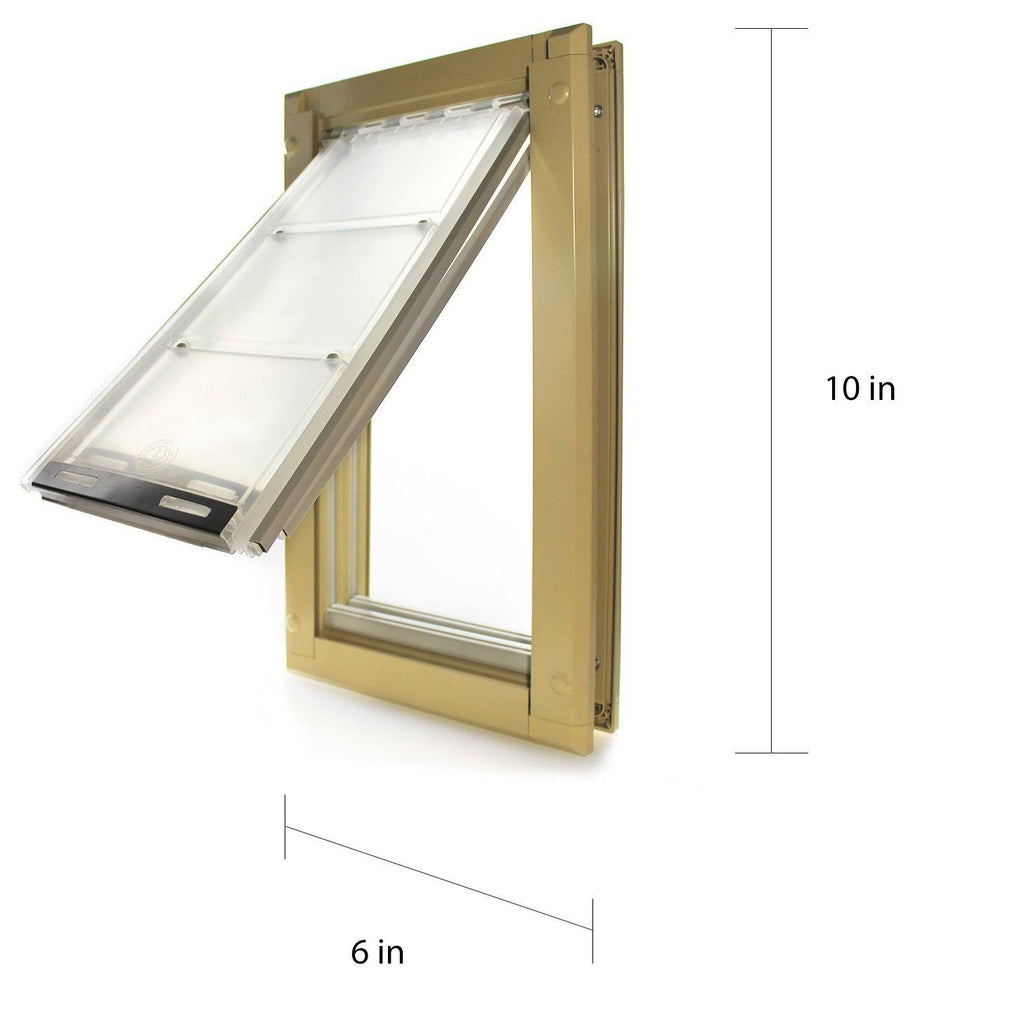 Tan Double Flap Pet Door R304325