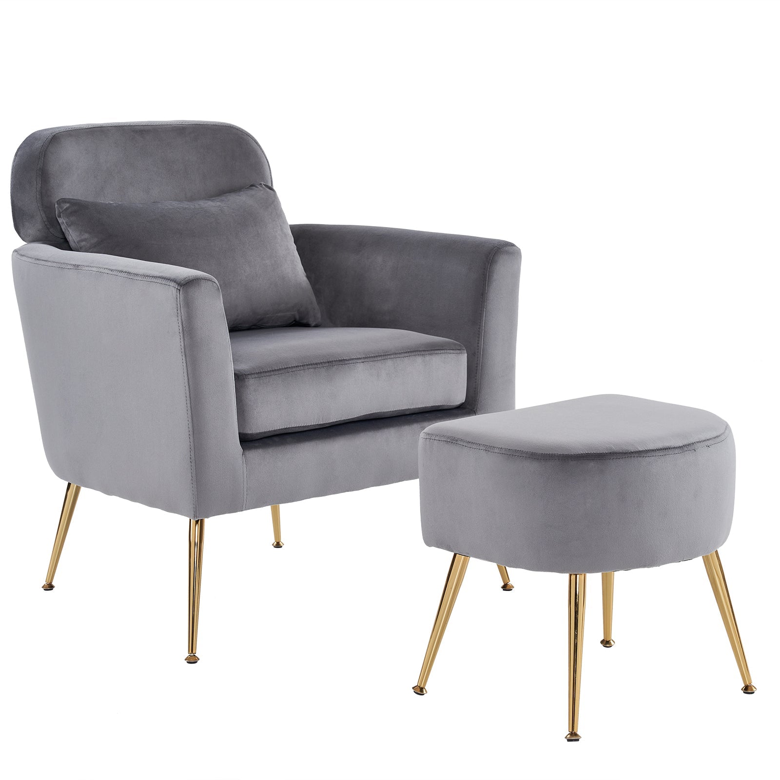 Dark Gray Flannelette Single Chair W250