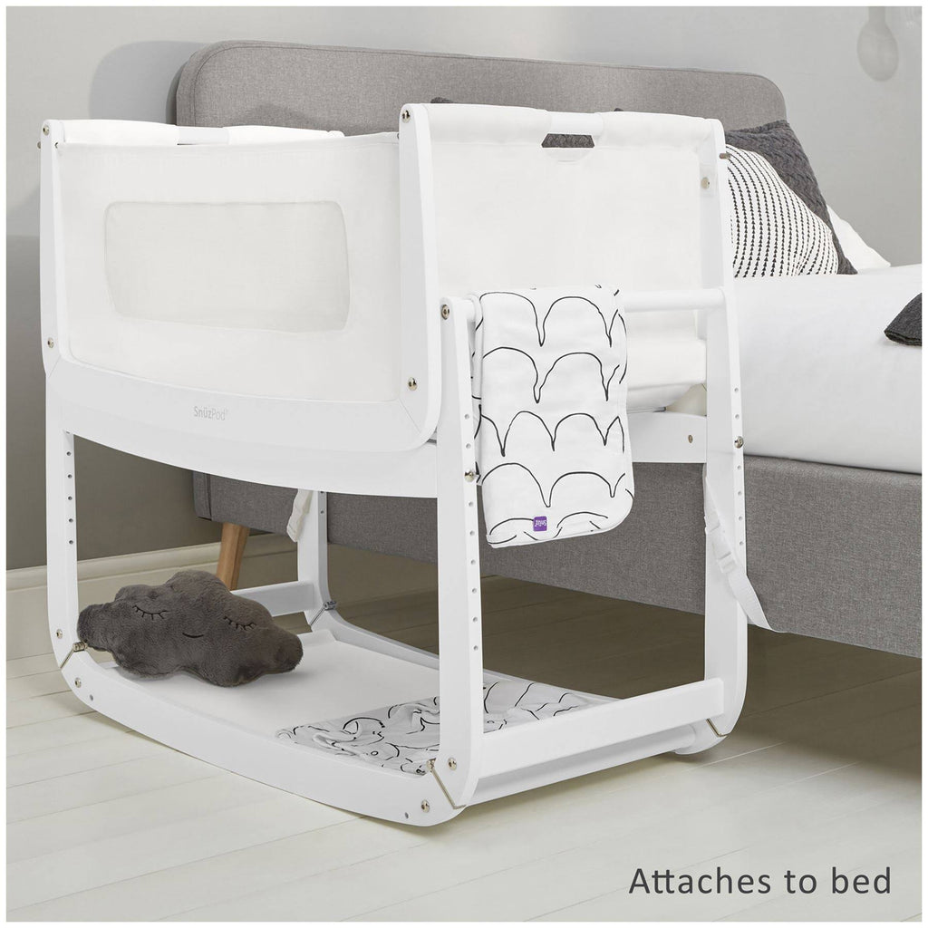 White Bedside Crib Q96918